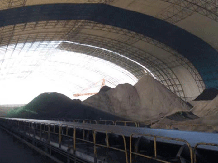 灵武煤棚料仓网架